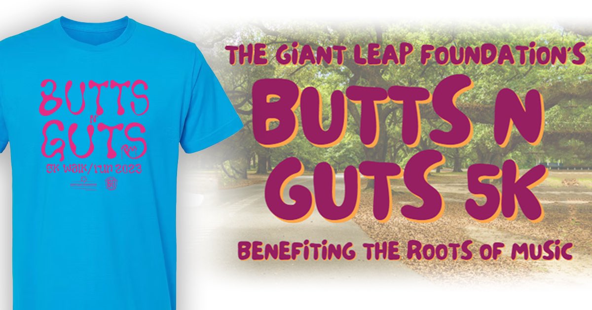 runNOTC's tweet image. Rates increase at MIDNIGHT! 🌙 Come run through the oaks in the Inaugural Butts &amp;amp; Guts 5K presented by the Giant Leap Foundation benefiting the Roots of Music on Saturday, Aug. 5th! runsignup.com/Race/LA/neworl… #runNOLA