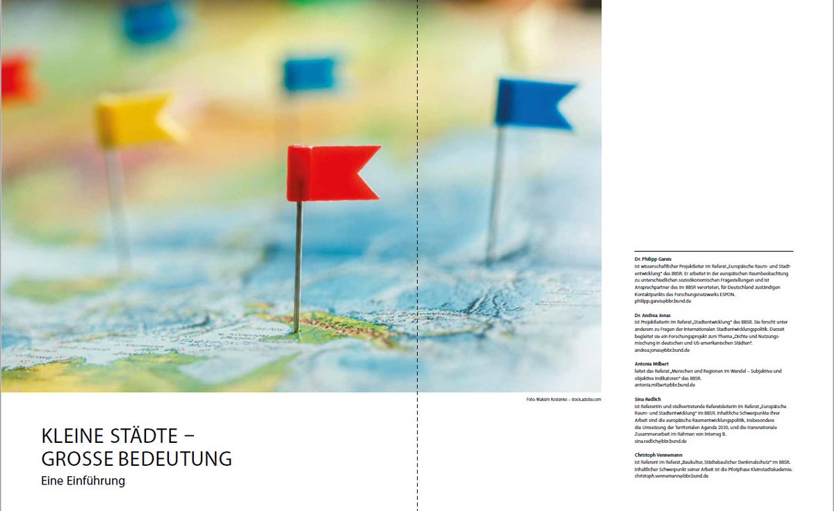 Auch und insbesondere in Kleinstädten entscheiden sich Zukunftsfragen, etwa nach sozialer #Gerechtigkeit, #Mobilität oder dem #Klimawandel. Unser neues #IzR-Heft erweitert und ergänzt das Bild, das wir bisher über #Kleinstädte haben. 

➡️Zur Leseprobe: biblioscout.net/article/99.140…