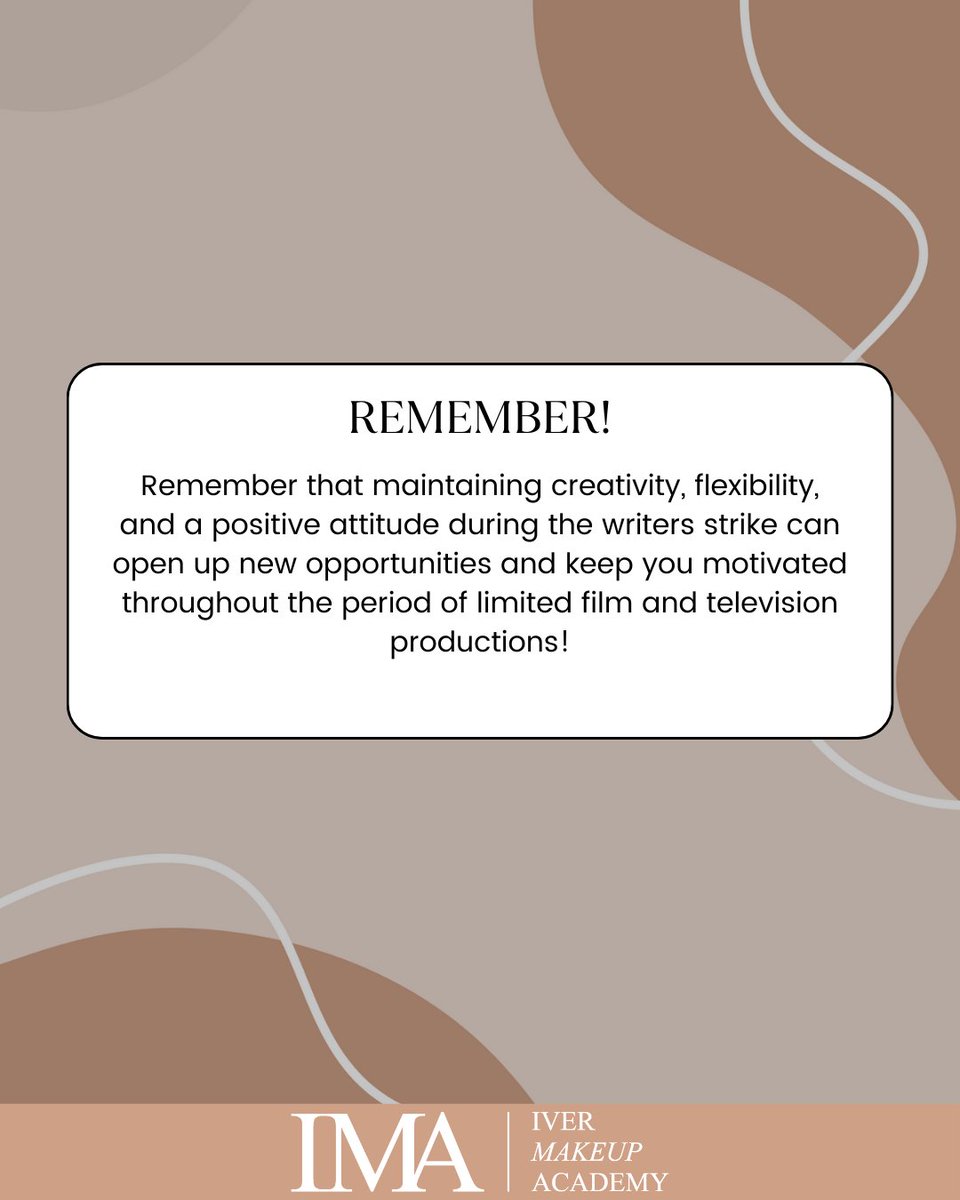 Take a look at our 4 top tips for Makeup and Hair Artists during the writers strike!📷📷📷
#theivermakeupacademy #pinewoodstudios #filmandtv #makeupacademy #londonmakeupschool  #writerstrike #strike #toptips #filmindustry #production #onset #filming #productionlife  #filmset