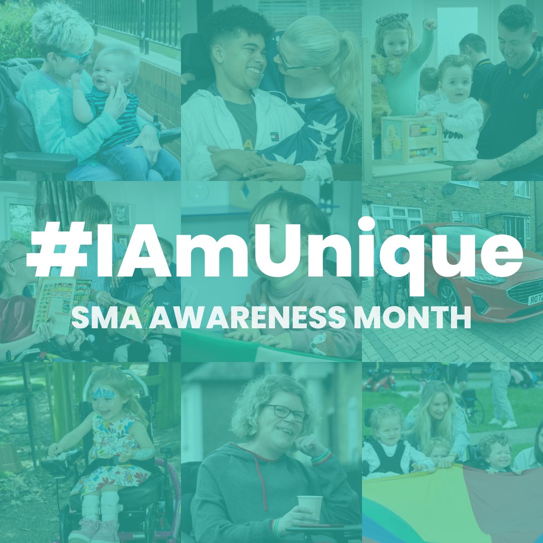 Tomorrow marks the start of SMA Awareness Month! 📣 Every year in August, we celebrate SMA Awareness Month, and this year we're working alongside SMA Europe to put SMA in the spotlight! 💡 #IamUnique #SMAAwareness #SMAUK