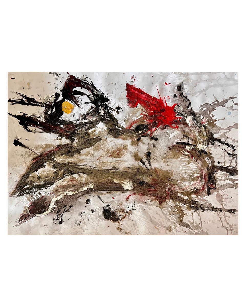 LarValArt's tweet photo. Abstracted Bodies

Acrylic, Textured Mixed Media, and Charcoal on Paper
100cm x 70cm

This collection was a true adventure! Painting amidst the beauty of Serbia's vineyards, old rooftops, the historic Kalimegdan castle, and the serene Danube river. 
#AbstractArt #Painting #art https://t.co/Y72KVfu1w4