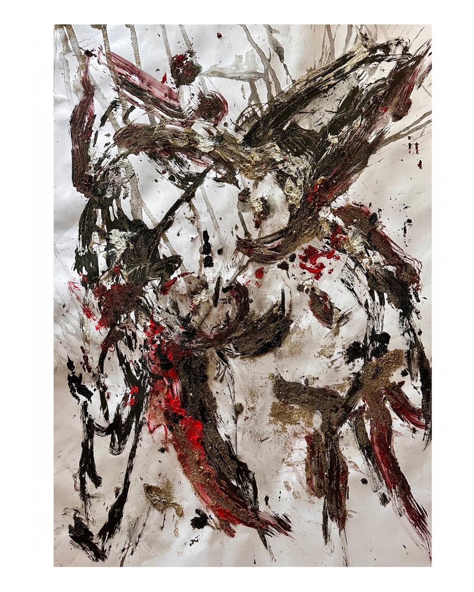 LarValArt's tweet photo. Abstracted Bodies

Acrylic, Textured Mixed Media, and Charcoal on Paper
100cm x 70cm

This collection was a true adventure! Painting amidst the beauty of Serbia's vineyards, old rooftops, the historic Kalimegdan castle, and the serene Danube river. 
#AbstractArt #Painting #art https://t.co/Y72KVfu1w4