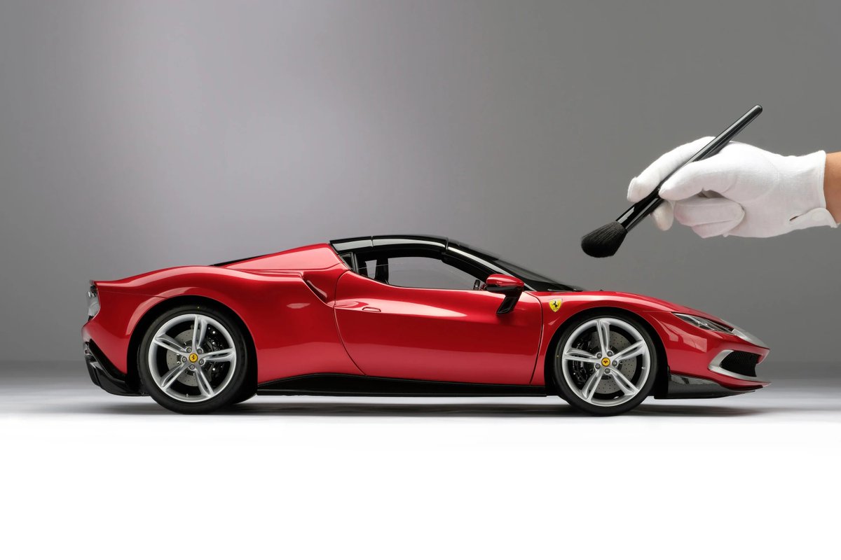 HYPEBEAST's tweet photo. You can now buy a Ferrari 296 GTS for less than $15K USD...but in 1:8 scale 🫢 https://t.co/1nYg3oj5eG