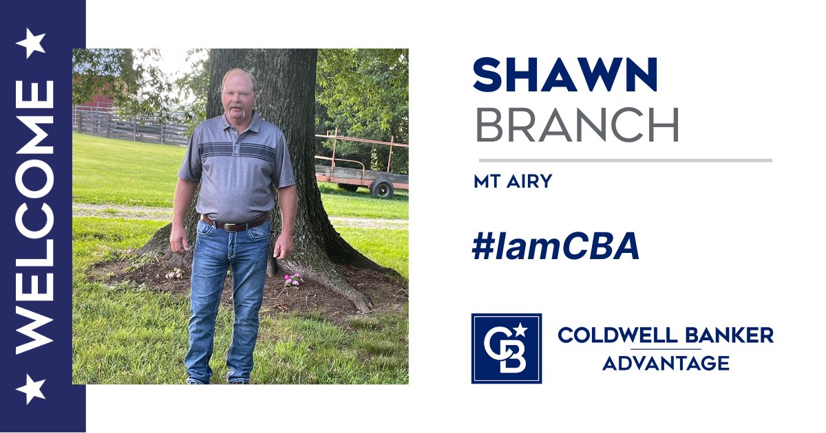 Give a warm welcome to Shawn Branch in our Mount Airy office!

Welcome, Shawn!
#iamcba #cbadvantage #withyoualltheway #mountairync
