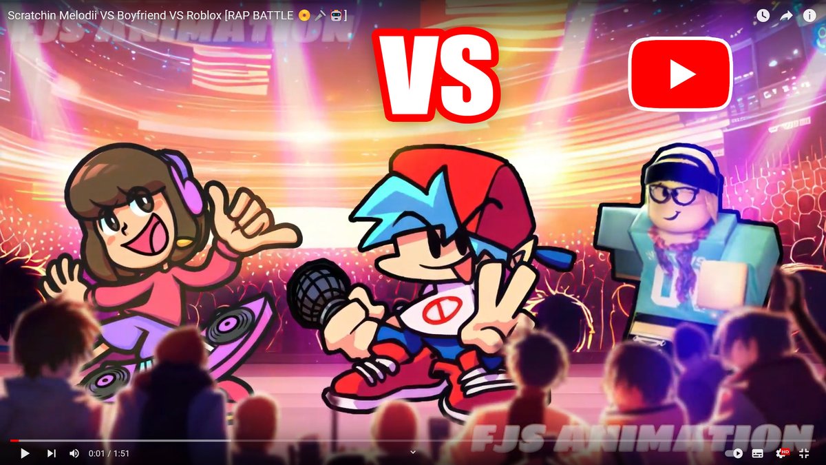 SCRATCHIN' MELODII vs BOYFRIEND (FNF) vs ROBLOX rap battle!  It's cheesy, it's breezy, &amp; it hits HARD! The entire video was aided using AI, keeping in style with Scrachin' Melodii! #roblox #scratchinMelodii #fnf #fridaynightfunkin #rapbattle #vs #showdown
youtu.be/Q4gphFVzoto