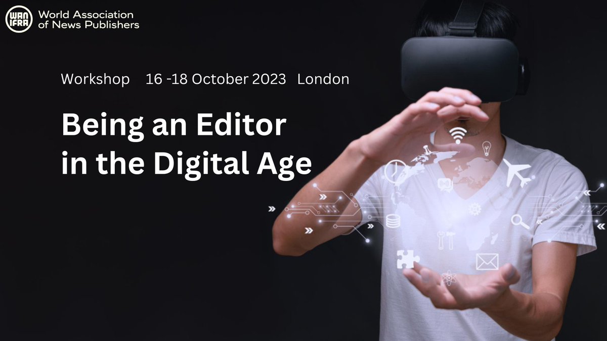 World Editors Forum  (@worldeditors) on Twitter photo What does it take to be an editor today's technological age? Some insights from <a href="/JeremyClifford9/">Jeremy Clifford</a> who will be running.a workshop with <a href="/alanhhunter/">Alan Hunter</a> in London in Oct - an opportunity to update your skills  wan-ifra.org/2023/07/what-d… What does it take to be an editor today's technological age? Some insights from <a href="/JeremyClifford9/">Jeremy Clifford</a> who will be running.a workshop with <a href="/alanhhunter/">Alan Hunter</a> in London in Oct - an opportunity to update your skills  wan-ifra.org/2023/07/what-d…