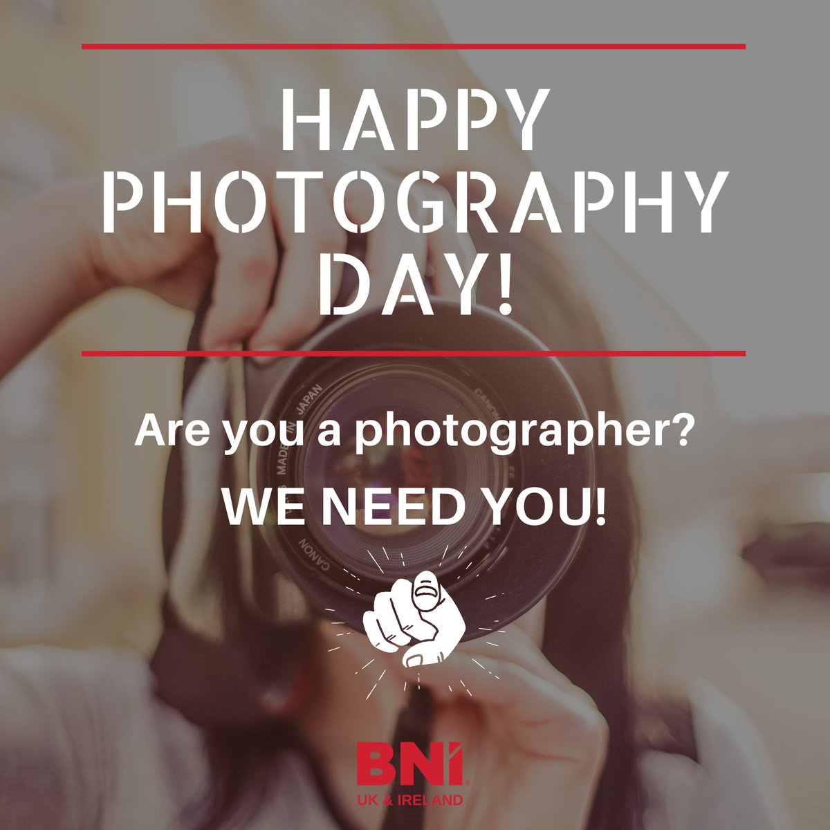 So on World Photography Day, let us celebrate all the amazingly talented and creative photographers we have in our network. We would love to see one example of your work in our comments and please do tag your company in too. #WorldPhotographyDay