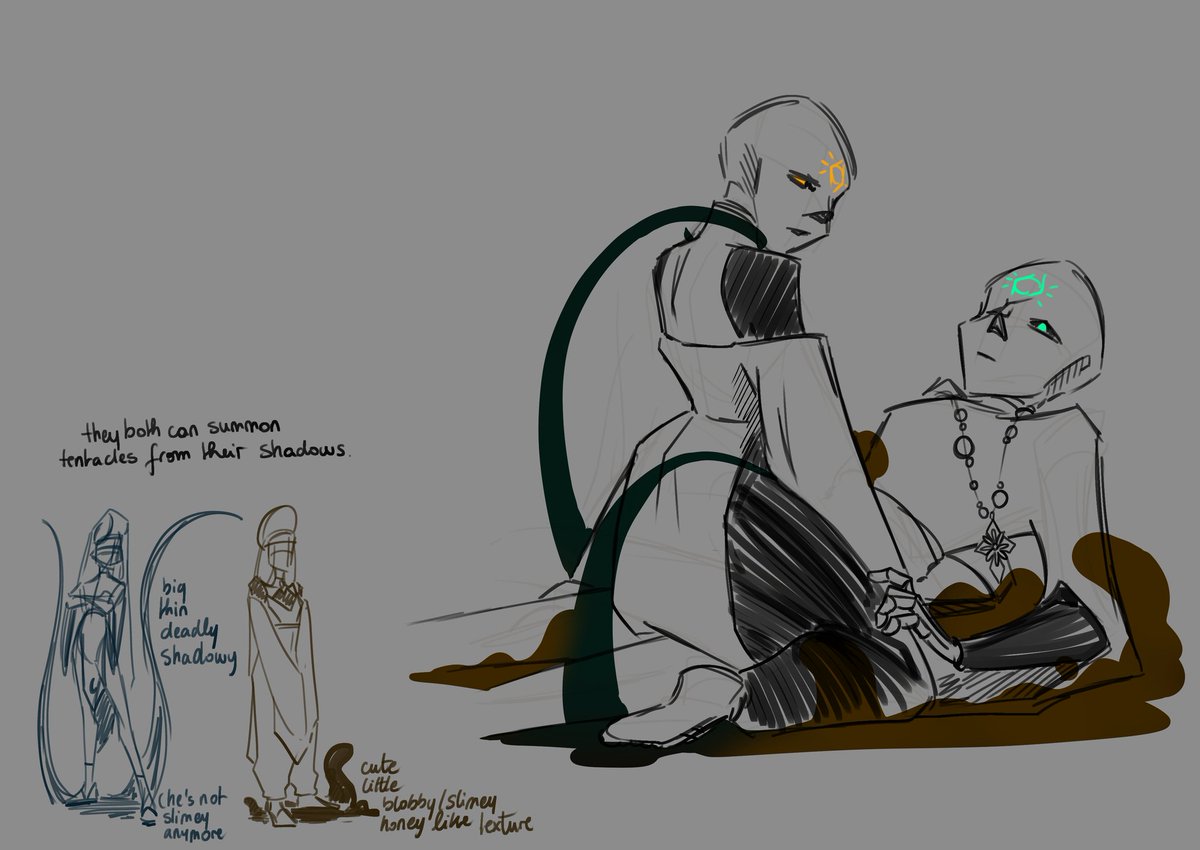 unluckynekokat's tweet photo. A canon info from #holyverse
Jhudiel and Leliel can both summon tentacles from their shadows.
#dreamtale https://t.co/crtgo675sS
