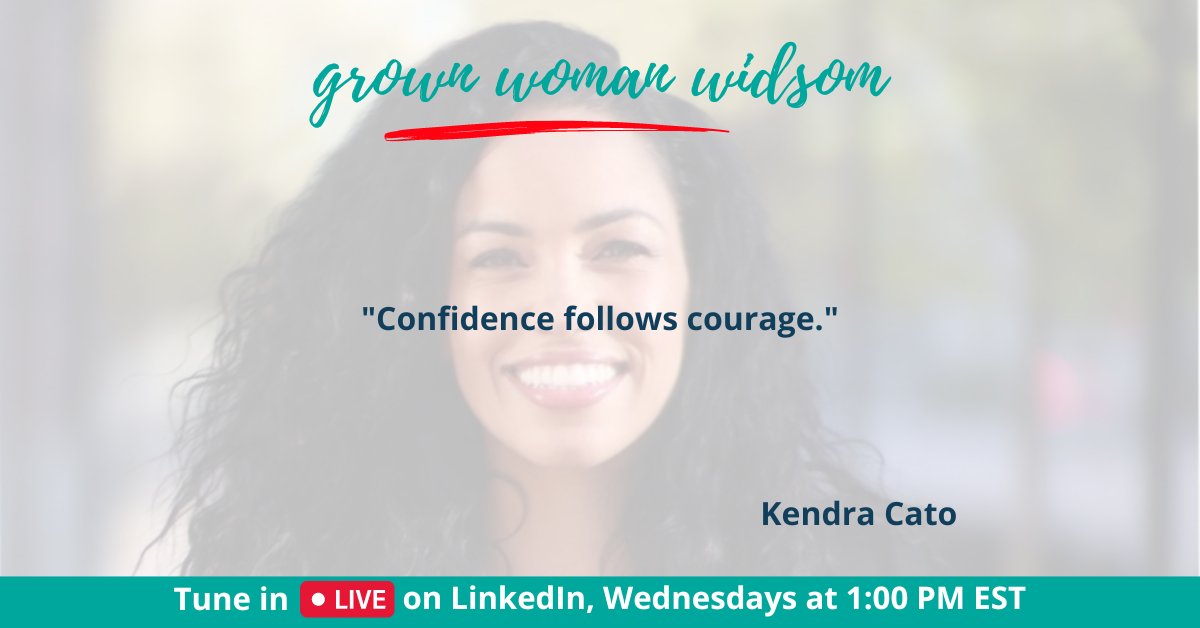 LivingGrownLife's tweet photo. 📣 Calling all #GrownWomen ready to unleash their inner courage! 🔥 Check out this week's thought-provoking #GrownWomanWednesday replay, "Daring to Decide" with the incredible @KendraCato Confidence is just one brave decision away! 💃💼✨

Watch here 👉 https://t.co/efbreBBgcS https://t.co/BjzeitLQcL