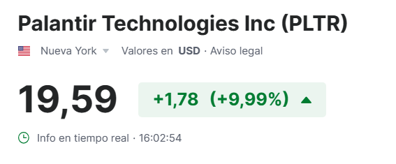 josebamortalena's tweet photo. SeguImos #Palantir $PLTR

En 11 se iba a hundir...

Luego me llamaron bocazas por decir en 16 que seguía intratable ya que corrigió a 14... (por ahí estará el tweet si es que no lo han borrado)

Algunos no saben que en los mercados hay correcciones...y la de PLTR ha sido ridícula https://t.co/ww8mzSqr2Y