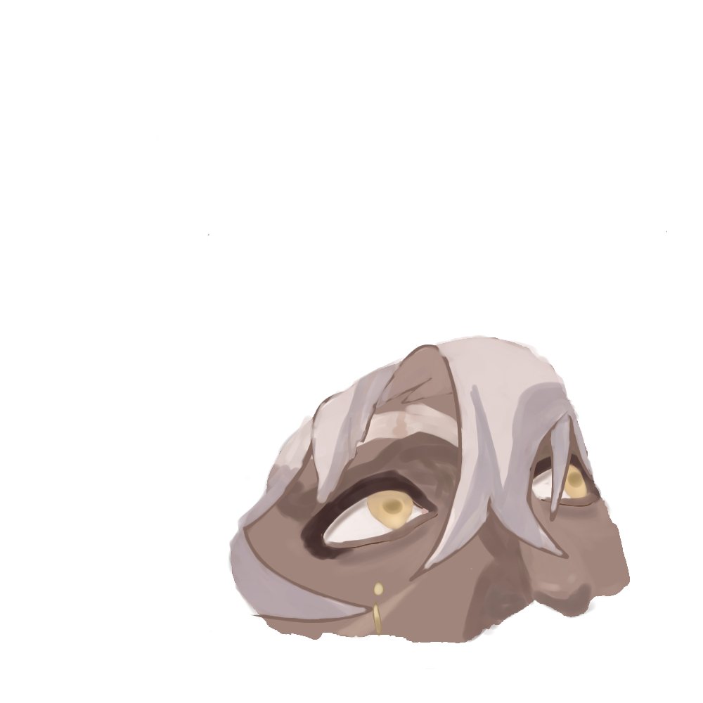 Exormain's tweet image. He's so ugly I love him&amp;lt;3 (I wanted to draw Nanook on Greek/Roman statues)