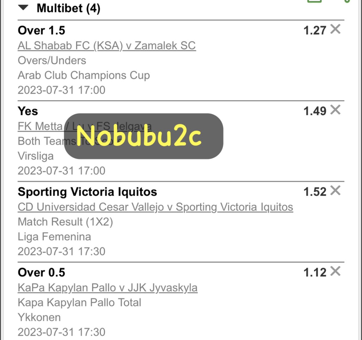 Nobuhle2C's tweet image. #3odds #lowodd #betwaycode  X52E5C00A Akere we are trying.