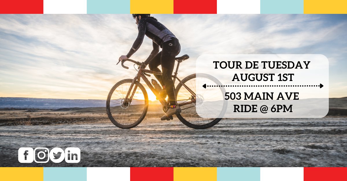 Take a ride with us Tuesday 🚴‍♂️🚴‍♀️🚴‍♂️🚴‍♀️ ow.ly/nmmc50P8JBP