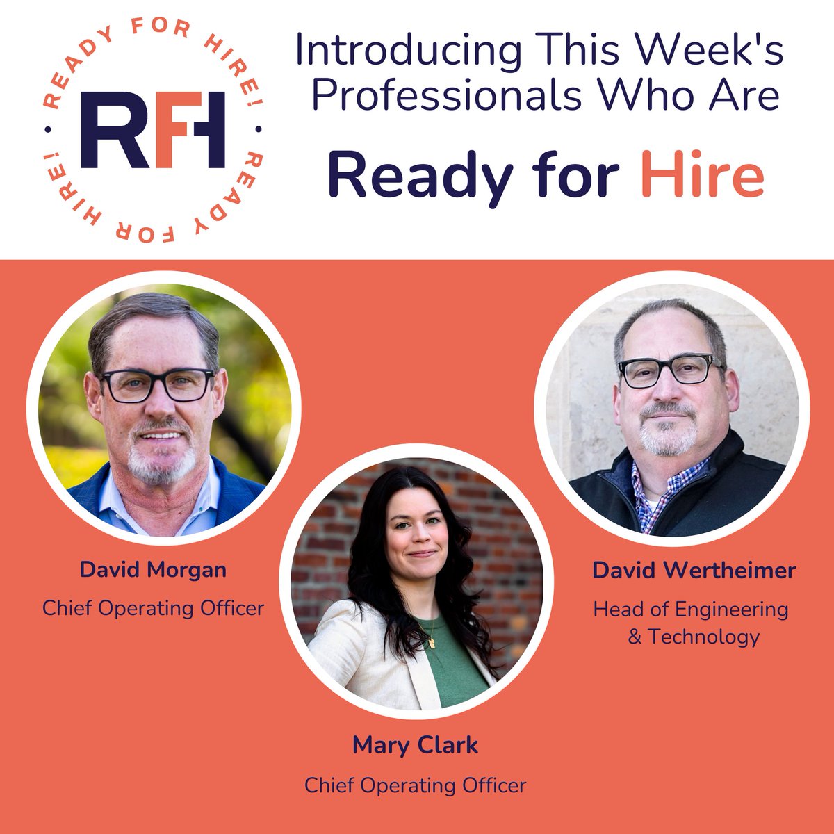ECP_Careers's tweet photo. This group of talented professionals is Ready for Hire and looking for their next career opportunity today!
To learn more about them and other professionals like them, sign up for access to our #ReadyForHire community: https://t.co/IdqJmZc1Yz
#jobsearch #nowhiring #career #ecp https://t.co/MT0NX9TPSi