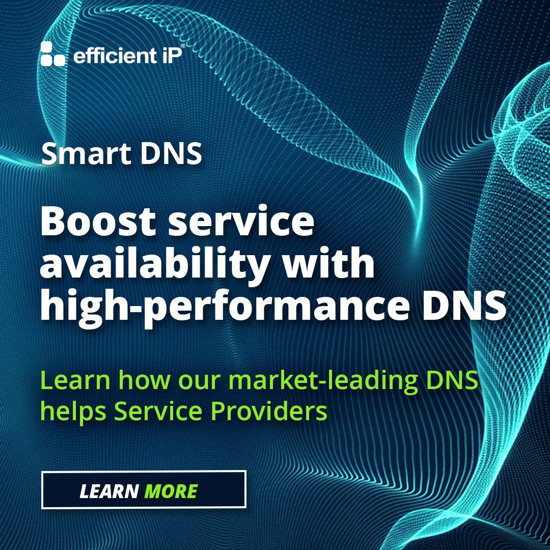 efficientip's tweet image. 🤔 Interested in enhancing service availability and customer experience? 
Discover how SOLIDserver DNS helps boost your network performance &amp;amp; reliability. 

ow.ly/oHWw50PmKRh

#ServiceAvailability #CustomerExperience #NetworkPerformance #NetworkReliability #SOLIDserverDNS