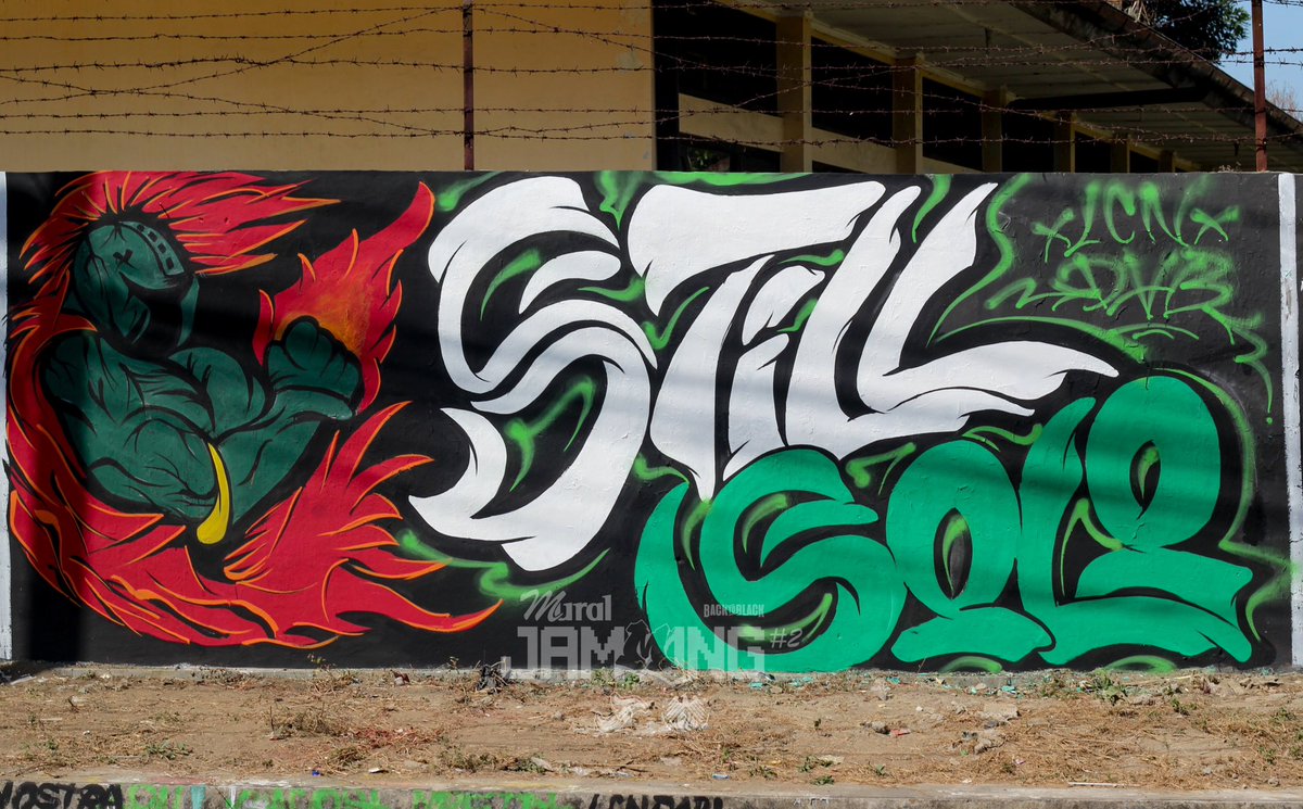 4 karya yang juga tidak kalah keren. Goresan yang merepresentasikan makna manifesto scr mendalam.
Akankah salah satu dari mereka menjadi nominasi karya favorit? 🤔

In frame:
<a href="/LOTUSPSS2012/">TURIBOYS</a> 
<a href="/Ambarketawang76/">AMBARKETAWANG SLMN FNS</a> 
@ tmp
<a href="/LCNxPSS/">LCN DAB!</a> 
#MuralJamming2023 #BackToBlack