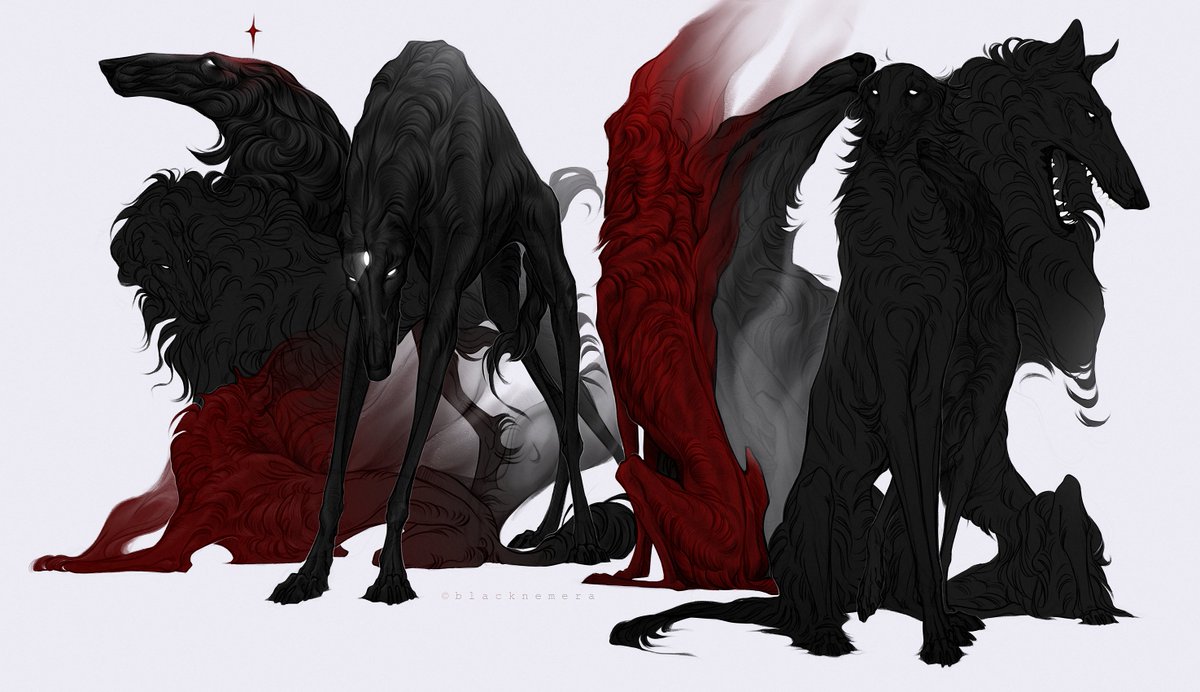 blacknemera's tweet photo. Hi hi!
I'm Blacknemera or Nemera, an animal artist from Belarus who adores russian borzois
Welcome to my page 🖤

🌕social media - https://t.co/FxPSTwYRWN
🌗TOS, prices, to-do - https://t.co/hgaat8u3my
🌑my boosty - https://t.co/wwyIoUWMuY https://t.co/EPPdlwUwBr