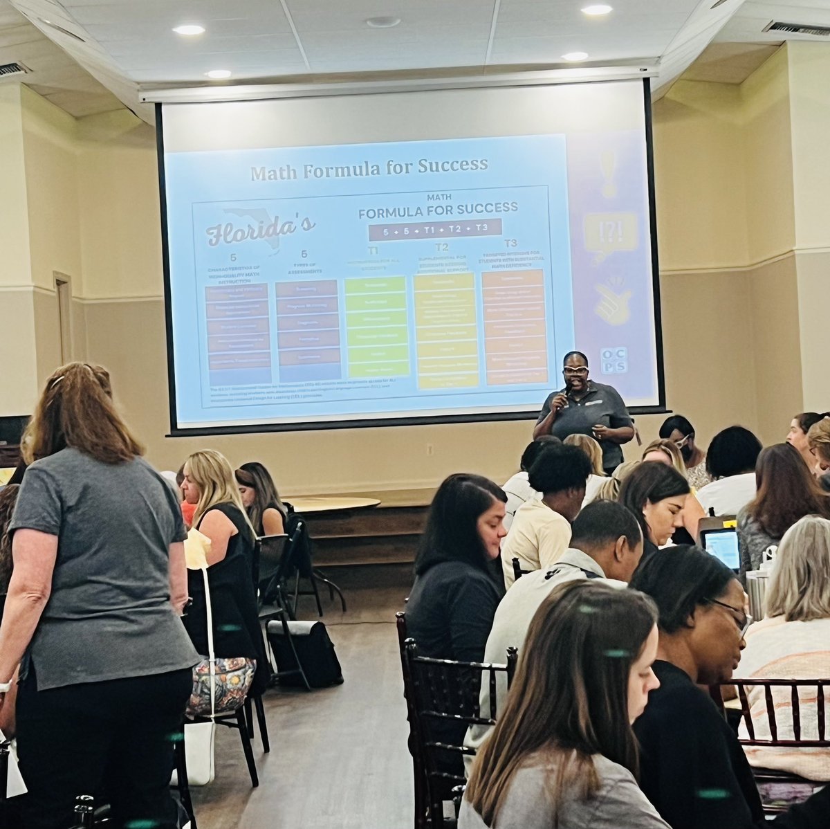 K5MathOCPS's tweet photo. Our first Coaches’ Forum for the 23-24 school year has begun! Wow! Look at all of these instructional coaches and teacher leaders gaining a wealth of knowledge so that math instruction is the best it’s ever been at their schools! GO OCPS! @CDLocps @DrRahim_Jones @DaveGorham_OCPS https://t.co/wgfTclJx7P