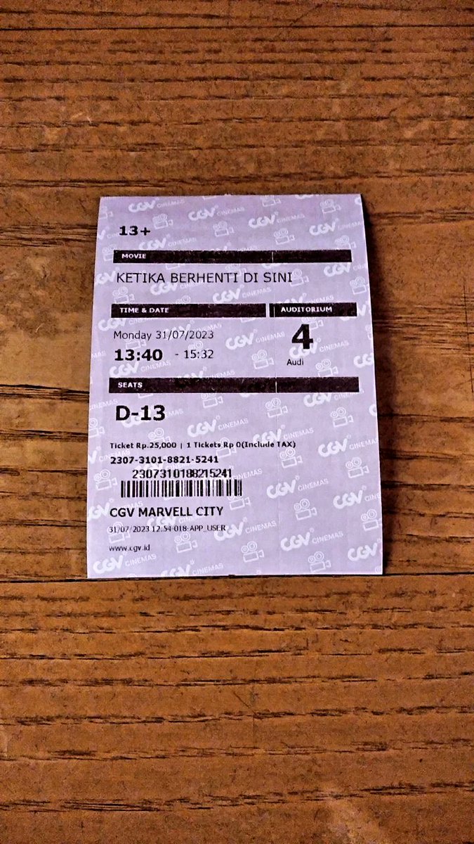 erickokho's tweet photo. Ketika Berhenti Di Sini @CGV_ID https://t.co/9QJ20amGL1