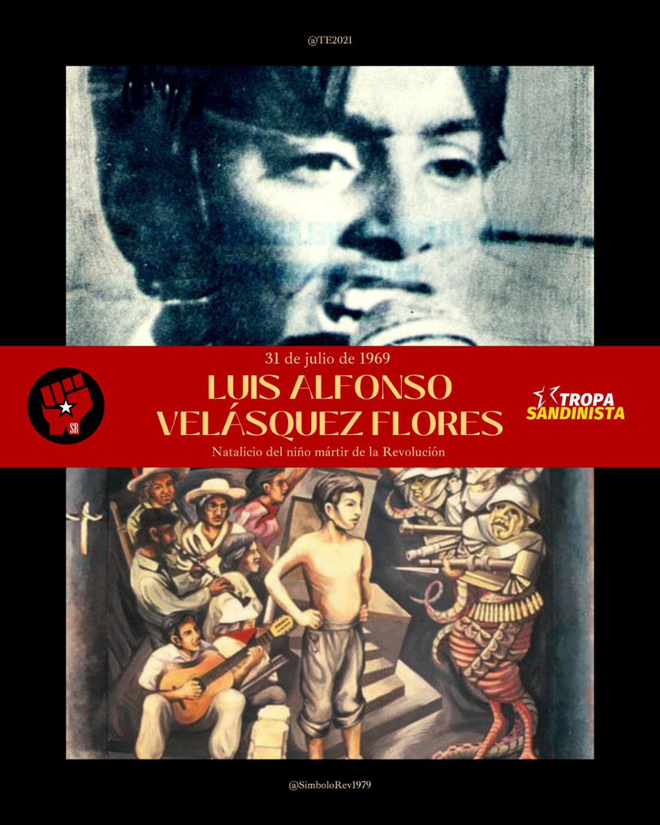 54 aniversario del natalicio del niño mártir de la Revolución, Luis Alonso Velásquez Flores
¡Honor y  Gloria!
#SomosUNAN
#TropaSandinista
#4419SiempreMasAlla