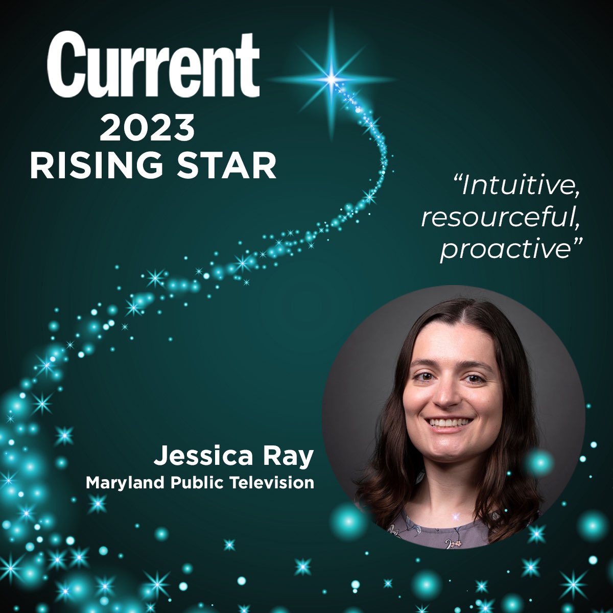 jessicaray0's tweet image. I am so incredibly honored to be recognized as a Rising Star in public media by @currentpubmedia!
Transitioning from local to national programming a few years ago was a huge step in my career but the mission has stayed the same.
current.org/2023/07/shinin…