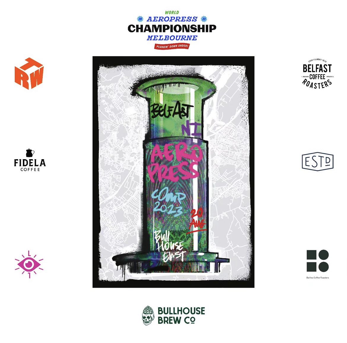 Mark your calendars! The NI AeroPress Championship is back on Sunday 20th August at <a href="/bullhousebrewco/">Bullhouse Brew Co</a> East. 

Competitor Tickets are available now:

eventbrite.co.uk/e/ni-aeropress…

Keep up to date here: instagram.com/ni.aeropress.c…