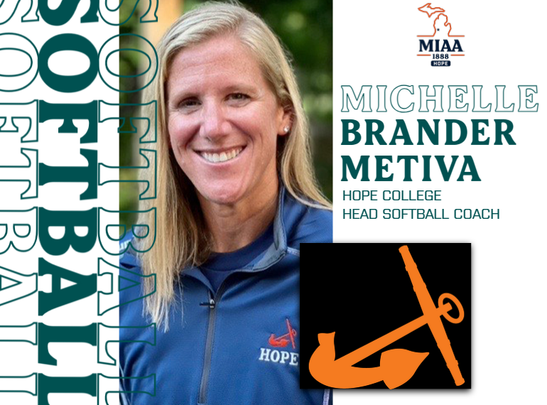 Michelle Brander Metiva was announced as head coach of the <a href="/HopeAthletics/">Hope College Athletics</a> softball team! 🥎

Read the Hope Athletics release at miaa.org/x/fvvbc.

#D3MIAA #MIAAsball