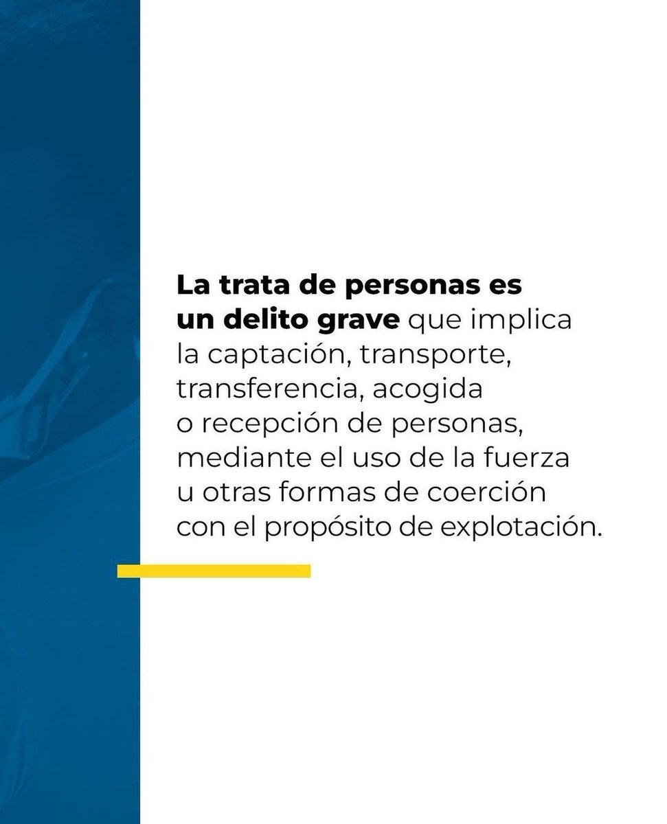 AlimentaTachira's tweet photo. La trata de personas es una forma de explotación que afecta a personas de todas las edades, géneros y nacionalidades.❌🌎

Crear conciencia sobre esta alarmante realidad es el primer paso para entender situación sobre el tráfico o trata de personas🙅🏻‍♀️🙅🏽. https://t.co/HFZJPQFXvI