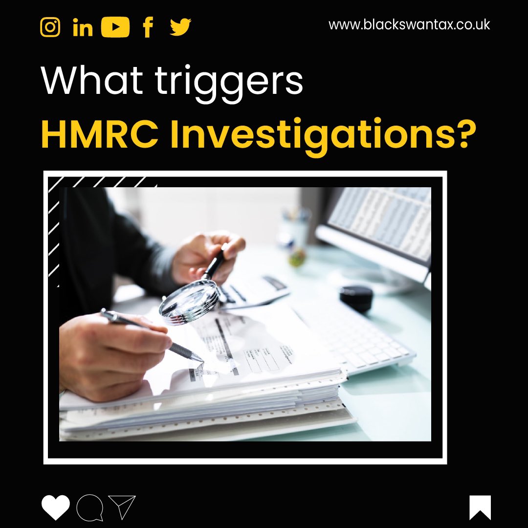 HMRC is watching you‼️

Here’s how and why a tax investigation might be launched into your personal or business tax affairs. 

blackswantax.co.uk/avoiding-an-in…

#blackswantax #hmrc #taxfraud #smallbusiness #taxtips