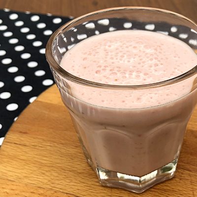 milk shake aardbeien