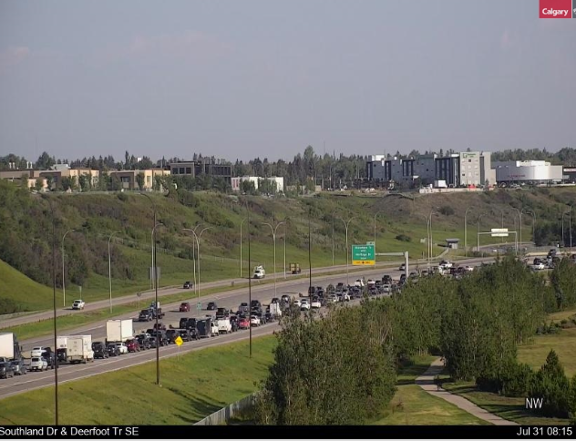 NewsRadioCGY's tweet photo. Another crash on NB Deerfoot Tr.
Approaching Heritage Dr SE, lots of congestion & delays!
#YYC #YYCtraffic #CalgaryTraffic #ABRoads https://t.co/8cAyOzzG8x