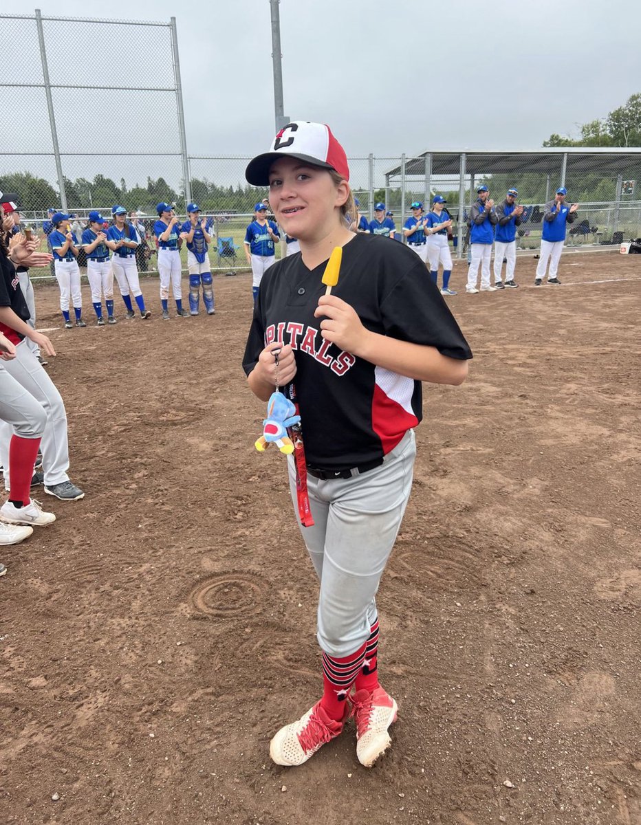 Emily Osmond was the POG for the championship game! Solid pitching, Emily!