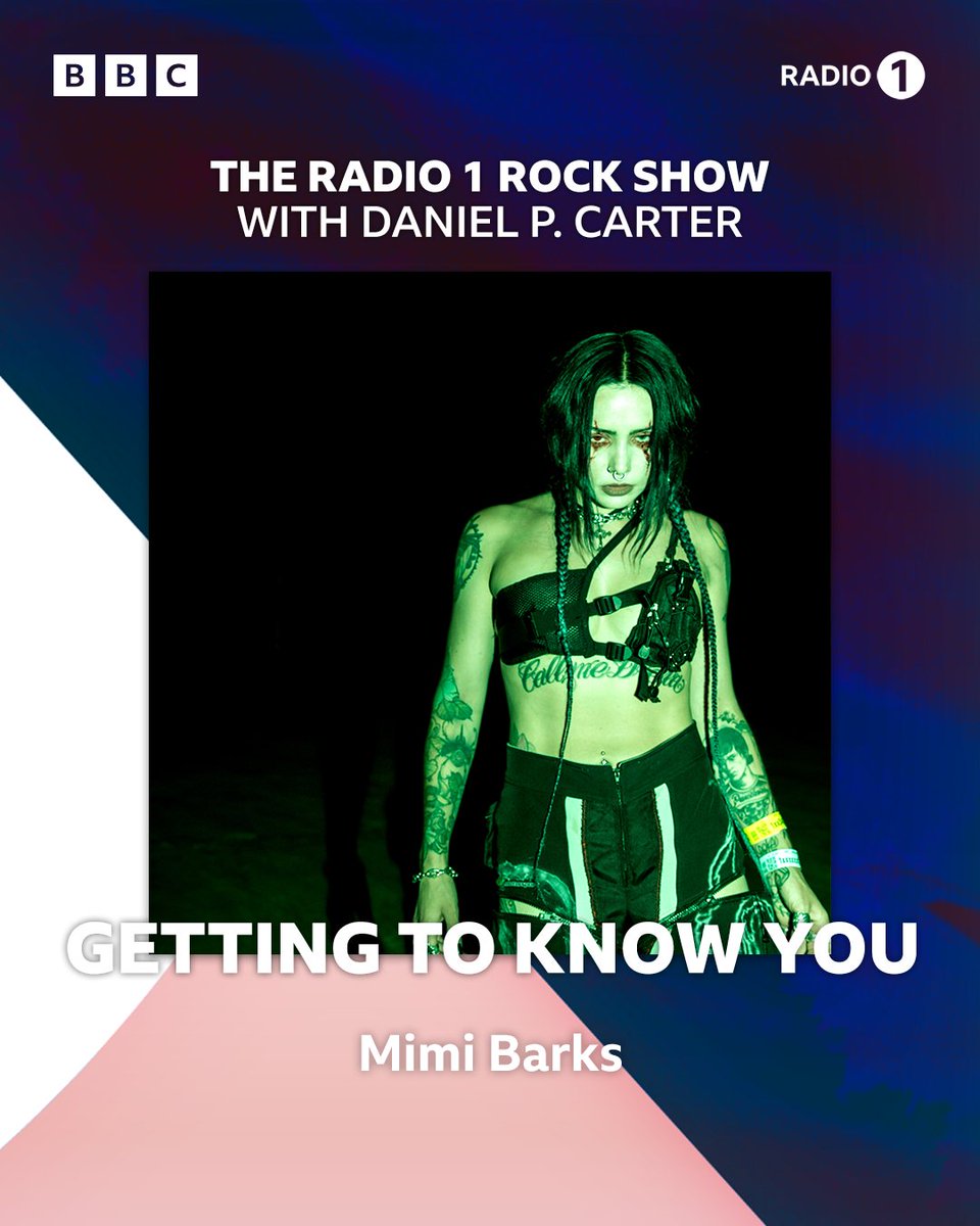 TONIGHT! Tune into <a href="/DanielPCarter/">𝕯𝖆𝖓𝖎𝖊𝖑 𝕻 𝕮𝖆𝖗𝖙𝖊𝖗</a> on the <a href="/BBCR1/">BBC Radio 1</a> Rock Show for an exclusive 'Getting to Know You' interview with <a href="/mimi_barks/">Mimi Barks</a> ⚡️