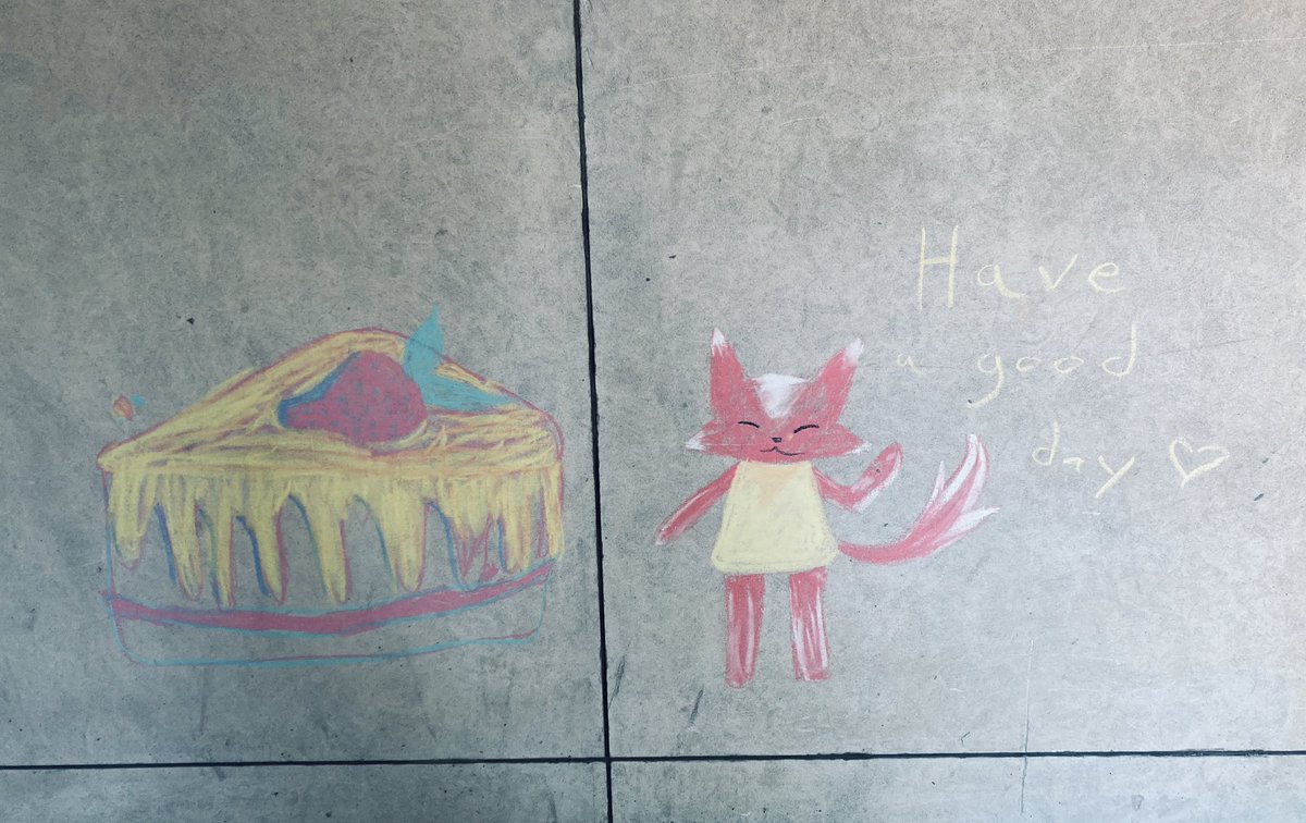 davereadscomics's tweet photo. Chalk drawing seen this morning on the side of Shapiro library @UMichLibrary #annarbor https://t.co/IyYpLMDGXa