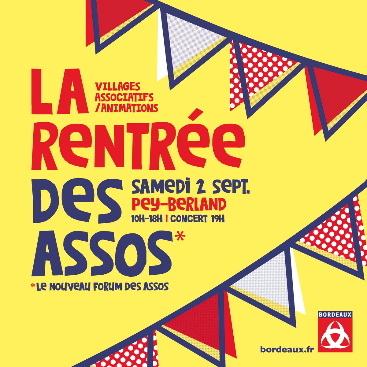 cabordeaux33's tweet photo. Cette année l'association des Centres d'animation de Bordeaux participe au Forum « La Rentrée des Assos » co-organisé par des associations, avec le soutien de la ville de @Bordeaux https://t.co/ujQk7yKBf9