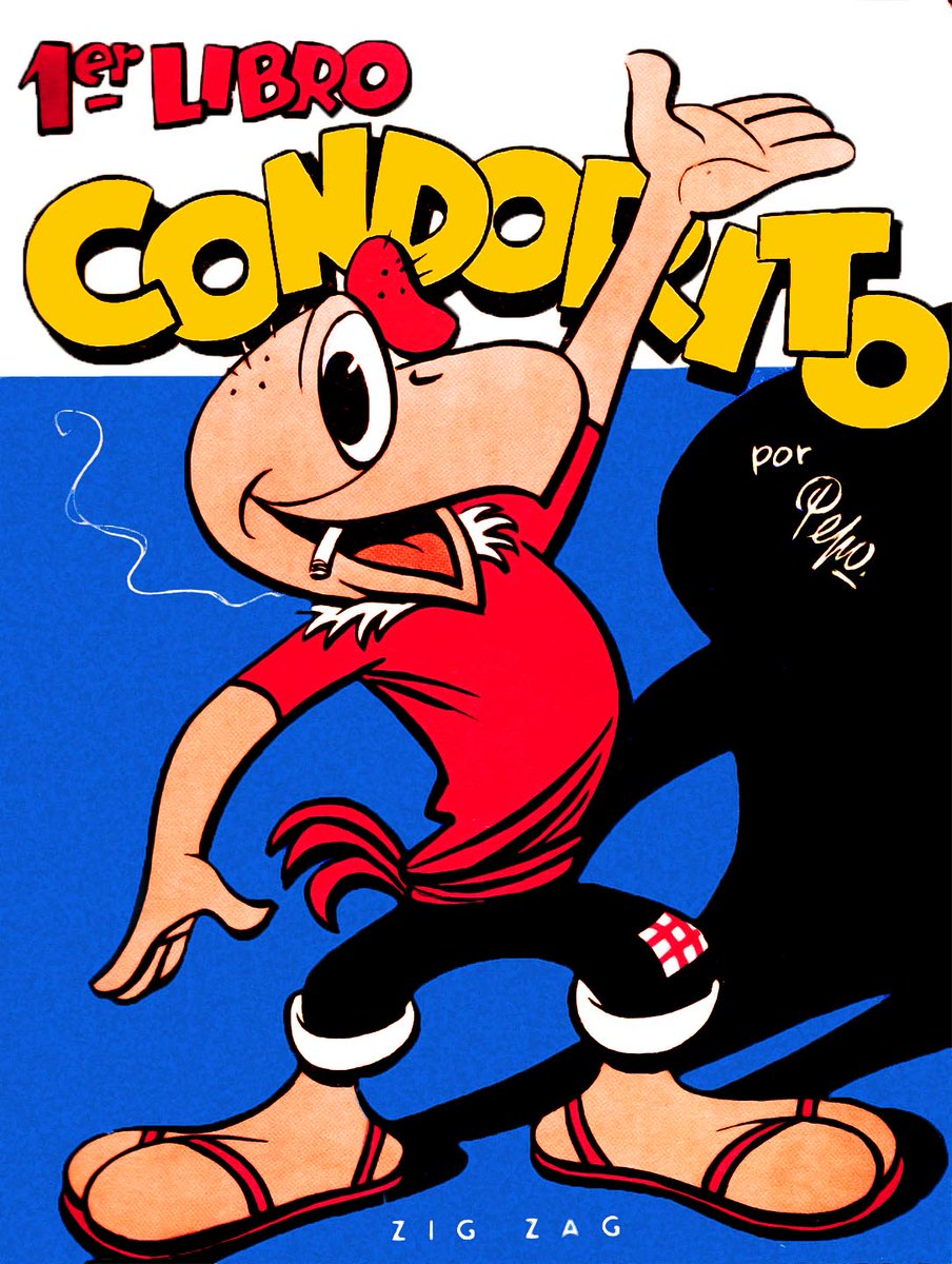 RealCondorito's tweet photo. Un día como hoy, el 6 de agosto de 1949, por primera vez se publica una tira cómica de Condorito en el Nº1 de la revista chilena Okey.  Hace 73 años, Condorito comenzó a ser el preferido de chilenos, y amigos latinoamericanos.  Feliz Cumpleaños Condorito. https://t.co/TXzHtj2lNX
