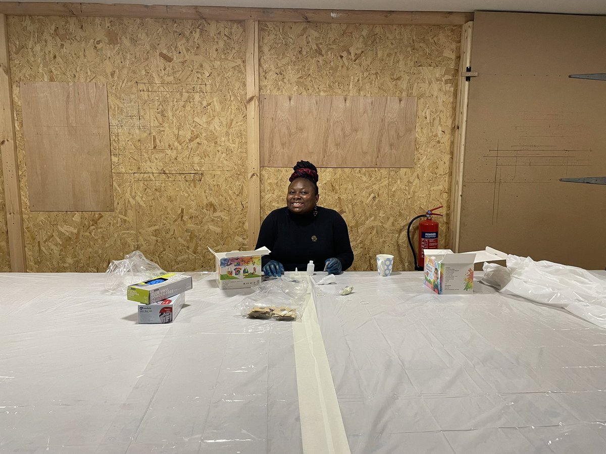 MeyrickStreet's tweet photo. Before the young people arrived for tiedye! Luckily @Idaraya_Life was still smiling after the sessions as well 😍thanks to the fabulous work from everyone who came! Pics to follow #hafsummer2023 #haf #dealforcommunitiesteam #wigancouncil #tiedyeteens https://t.co/cmaCIL7w49