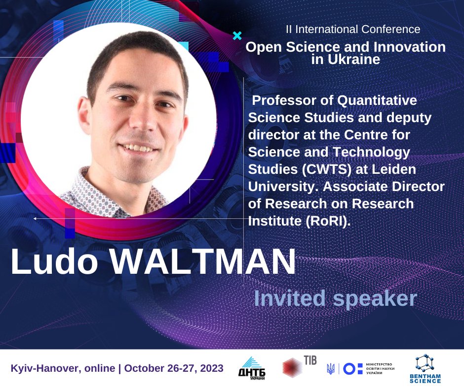 OSNUkraine's tweet photo. 🌻We are honored to have Prof. Ludo Waltman @LudoWaltman join us as an invited speaker at the #OSICU2023! His profound insights into research assessment and its role in shaping science policy will equip us with tools to drive #OpenScience forward
#ResearchAssesment #reforms https://t.co/nvtbgFMtOF