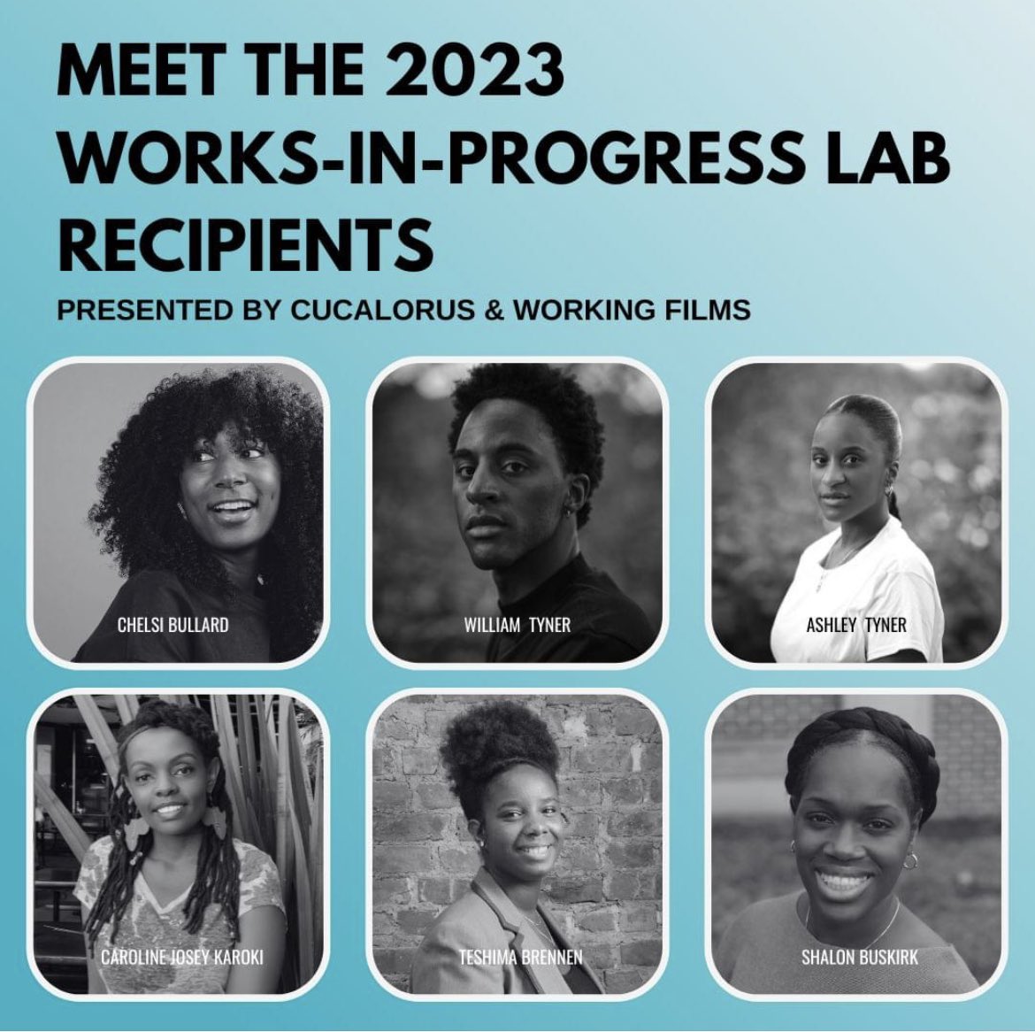 So excited to be a part of this year’s <a href="/Cucalorus/">Cucalorus</a> <a href="/workingfilms/">Working Films</a> Works-in-Progress Lab with <a href="/rajviedesai/">Rajvi Desai</a> and my feature film, Mother Wit: cucalorus.org/programs/works…