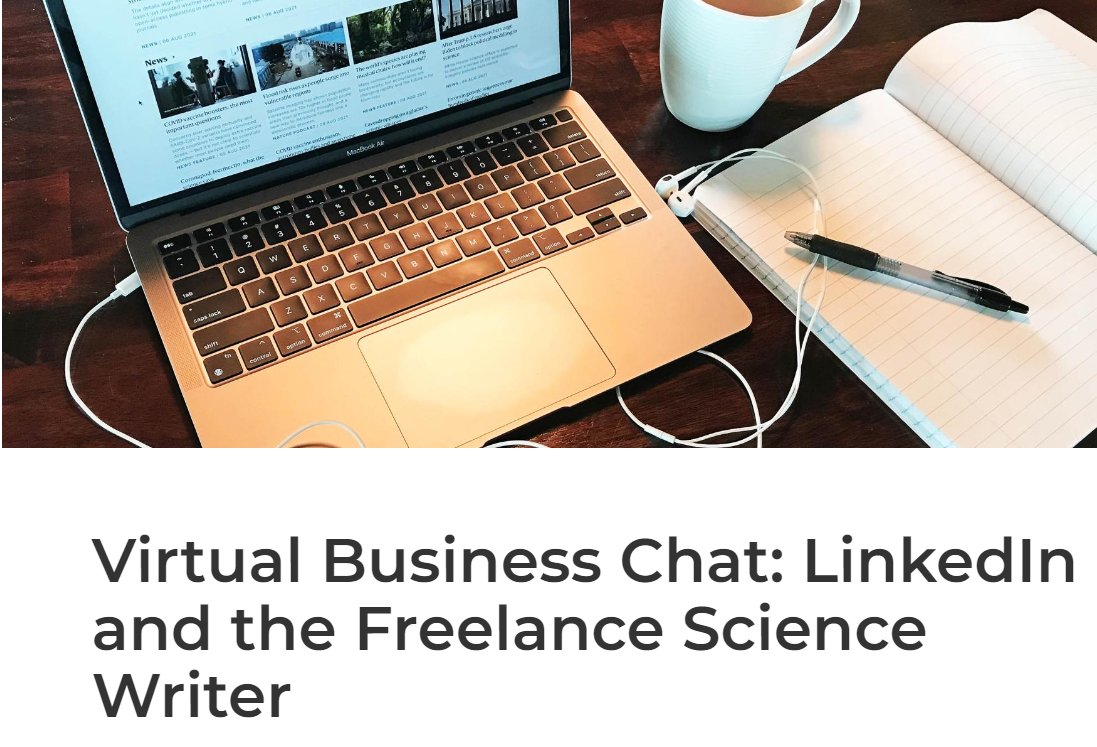 I'm leading a #linkedin training for the <a href="/ScienceWriters/">National Association of Science Writers (NASW)</a> to help optimize their profiles. See you soon! #sciencewriters 

nasw.org/events/nasw-sc…