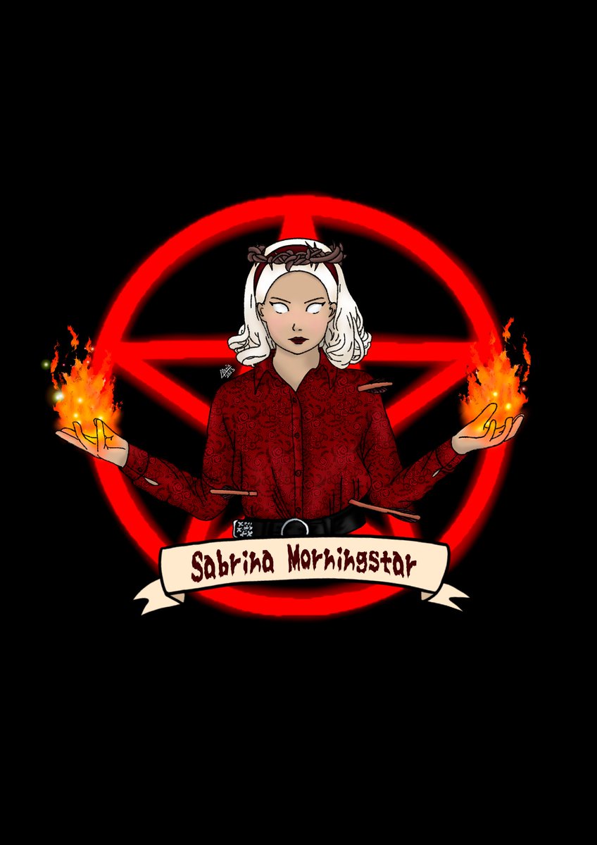 Alexiartdesign's tweet photo. 😈🐐 Sabrina Morningstar 🐈‍⬛🪄
.
.
.
#drawing #digitalillustration #sabrina #morningstar #sabrinamorningstar #sabrinaspellman #witch #witchclub #frightclub #fright #bruja #brujas #netflix #sabrinasecretosdebrujas #lasescalofriantesaventurasdesabrina  #hecate https://t.co/VWBurbrGI4