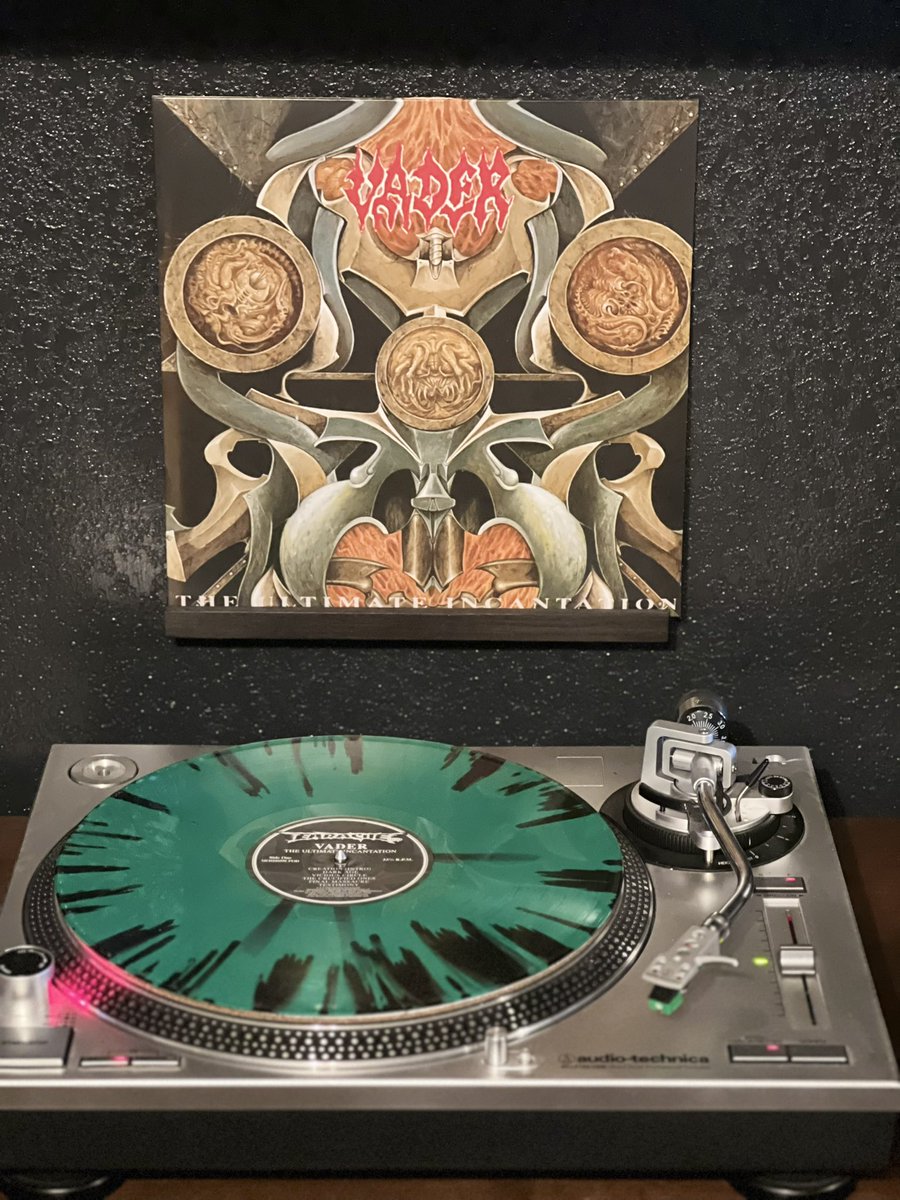 VADER “The Ultimate Incantation” 1992 @vaderband #vader #polishdeathmetal limitededitionvinyl green w/black splatter reissue 2023 @EaracheRecords #earacherecords