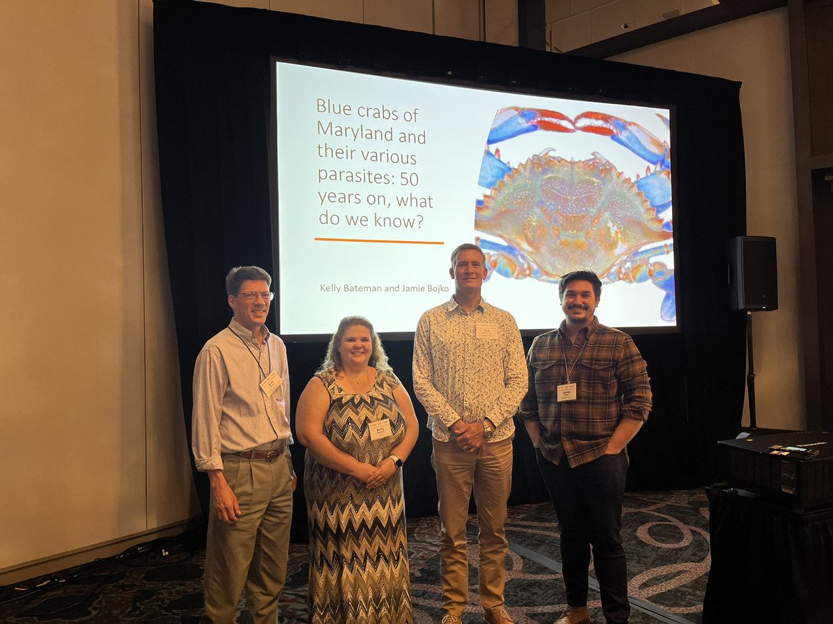 Huge thanks to everyone who came to see the #SIP2023 <a href="/SocInvPathol/">SIP</a> Blue Crab symposium. Great talks and even better questions! So many viruses in this beautiful species of crab! 🦀🦠