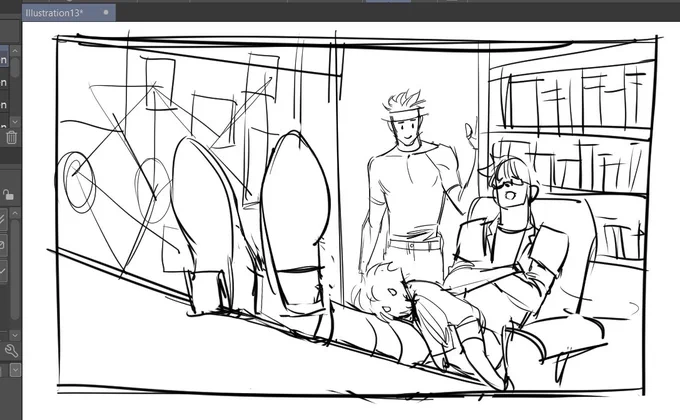 starting another big ass drawing because I'm in love with these bitches!!!!!