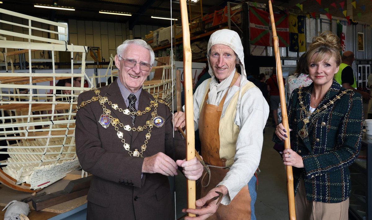 Fantastic turnout for our @NewportShip open day on Saturday @PortHour . A massive shoutout to our small team, incredible @FONSNewportship the traders & skilled crafts people. If you didn’t make it then we’re open Fridays and Saturdays until the end of October. #porthour