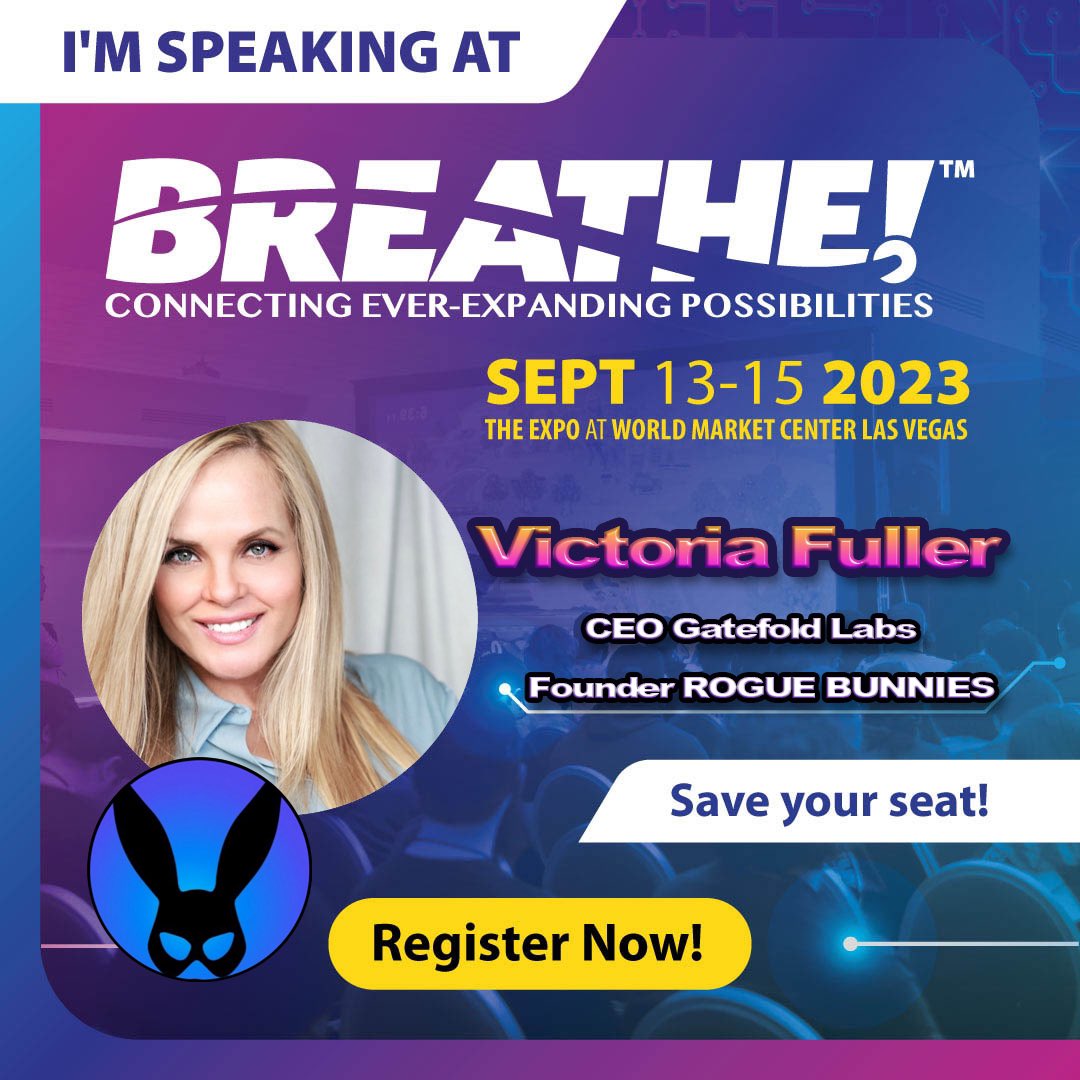 🚨🗣️BREATHE🗣️🚨

🔥We’re Excited To Announce Victoria Fuller Will Be Speaking About <a href="/theRoguebunnies/">RogueBunnies.bunni</a> At The Vegas @BREATHEconv This September! 

🔥She Would Love To Meet All Of You! 

🛍️Purchase Your Tickets With This Link
🔗tickets.breatheconvention.com/2023?am_id=vic…

#RogueBunnies <a href="/NFTBUNNY/">VICTORIA.BUNNI</a>