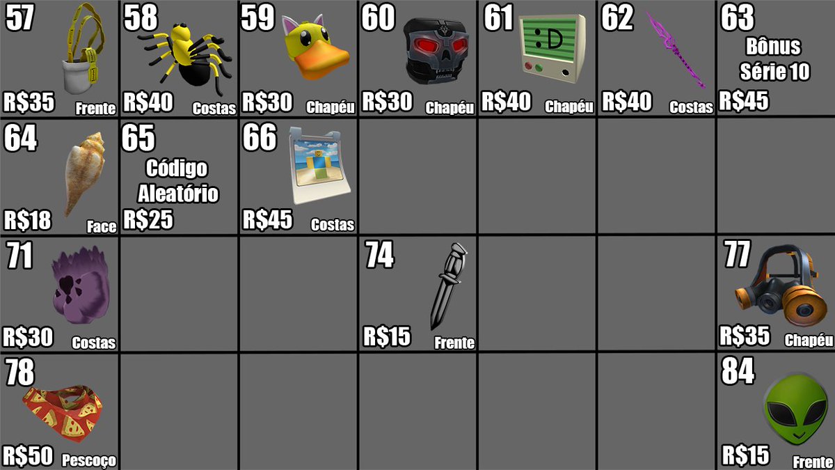 ToyCodeRoblox's tweet photo. Vendendo códigos de itens Roblox
Todos os valores são em real
DM para oferta
Aceito Pagamento No Pix, Gift Card Roblox/Google Play
#robloxtoycode #Roblox #itemroblox #robloxtoy #toycoderoblox #coderoblox https://t.co/biNiva4RfE