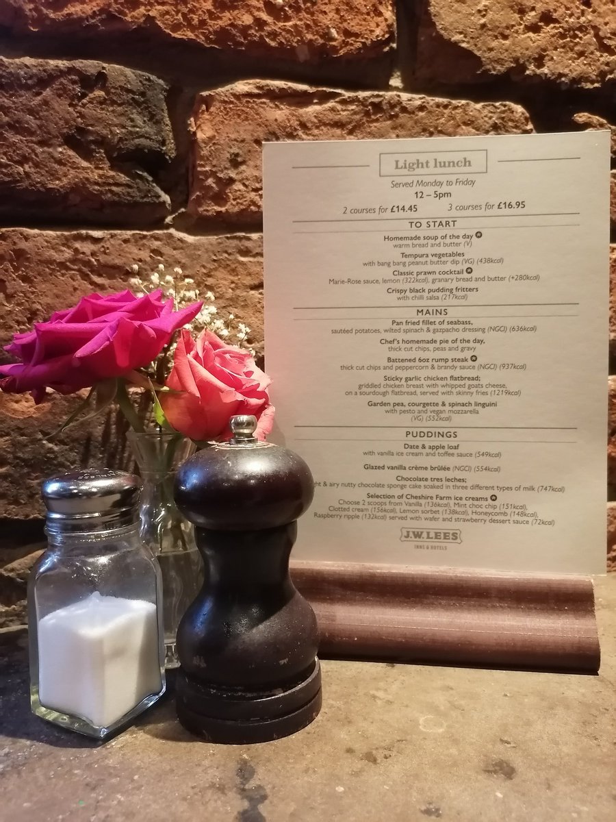 PloughandFlail's tweet photo. Have you visited us for our amazing lunch offer?
2 courses for £14.45 or 3 courses for £16.95.
Served Monday - Friday, 12pm - 5pm.
Book your table now -
https://t.co/5El1LeQhwE
#mobberley #lightlunch #lunchtimedeal #countrypub https://t.co/SVVNXkNG91