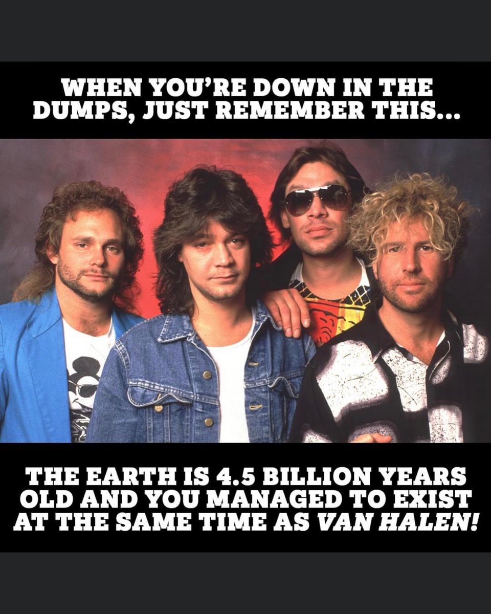 well, I certainly feel lucky. #vanhalen #5150 thanks to whoever put this on social