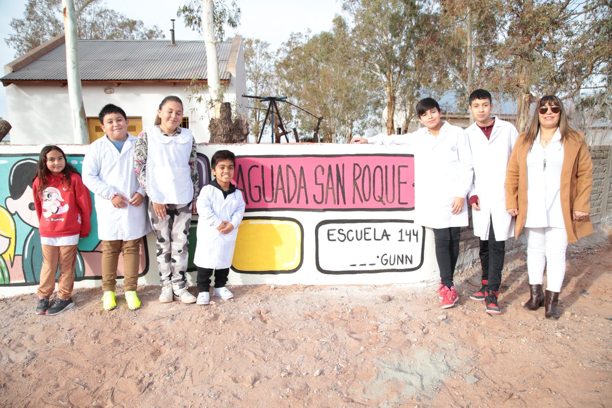 RFlutsch's tweet photo. #Hoy las y los protagonistas fueron los niños y las niñas de la Escuela 144 de Aguada San Roque. https://t.co/kBHUUeOXem